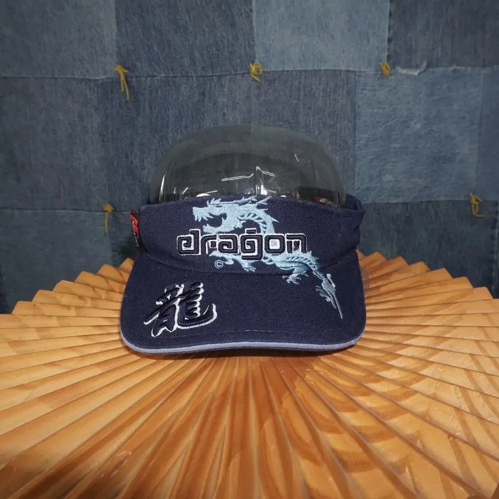 OSFA - Vintage Y2K American Vintage Hats dragon embroider